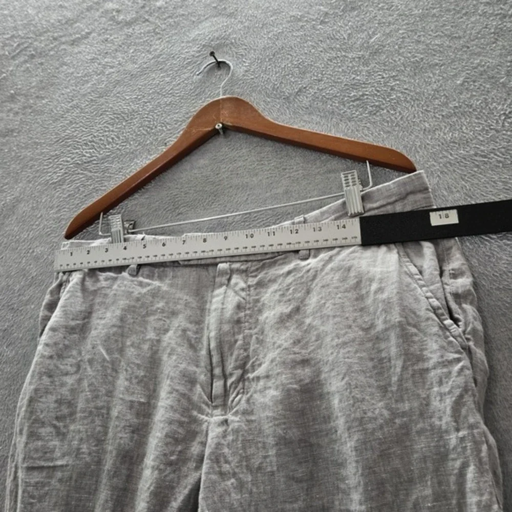 Club‎ Room Men Pants 34W 32L Gray Dress Pants Button 31